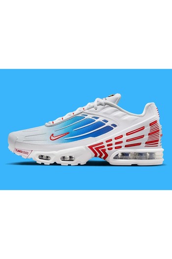 Nike Αθλητικά παπούτσια Air Max Plus 3 Vivid Blue Gradient unisex λευκά -(FN3411-100)