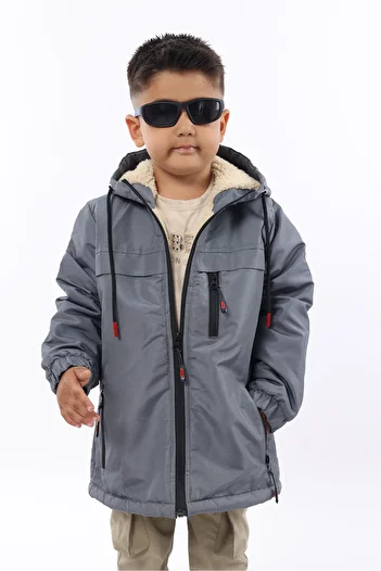 ANTIBIOTIC Clothing Children's Water and Windproof Furry Coat