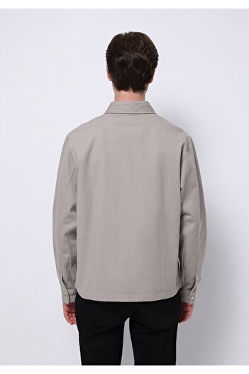Colin's Crop Fit Men's Beige Shacket