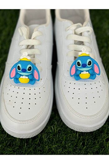 Crocs Stiç Figür Çift Ayakkabı Süsü/Stich Ayakkabı Bağcık Aksesuarı/Ayakkabı Charm/Ayakkabı Tokası