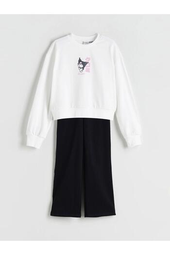 LC Waikiki Lcw Kids Crew Neck Printed Girls' Set