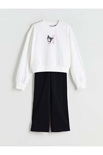 LC Waikiki Lcw Kids Crew Neck Printed Girls' Set