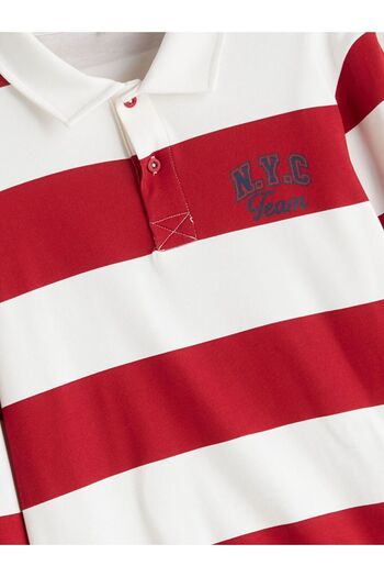 LC Waikiki Lcw Kids Polo Neck Striped Boys' T-Shirt