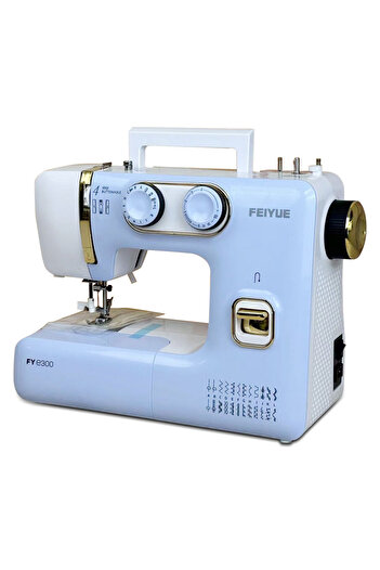 Feiyue FY e300 Home Sewing Machine 24 Stitch Blue with servo motor
