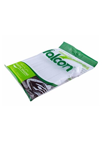 Falcon Plastic Spoon, White - 50 pcs x 40
