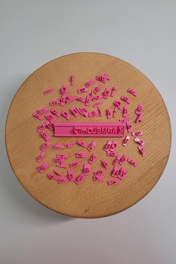 Karmelom Studio Turkish Character Letter, Number and Symbol Printing Set - Stampa Stamp Set for Dough and Clay (86 Pieces)