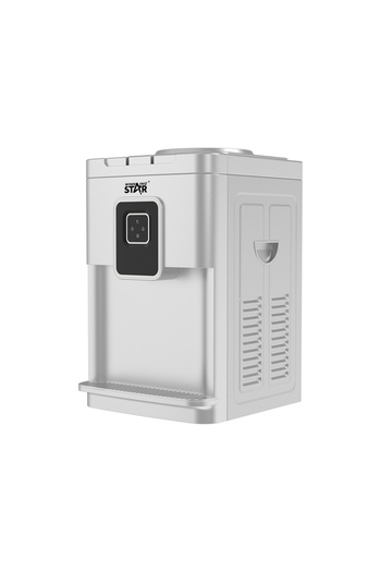WINNINGSTAR Winning Star Water Dispenser with 3 Temperature Settings - Cold, Hot, Normal - and Elegant Design in Silver