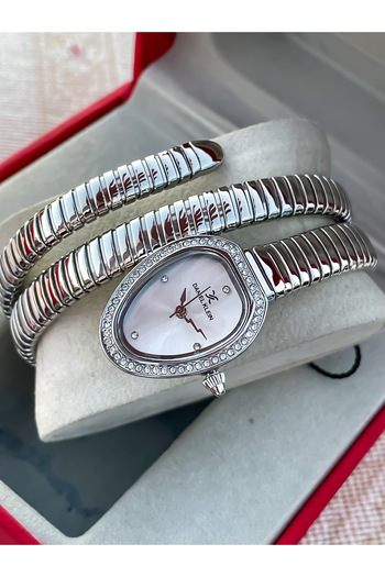Daniel Klein Brand Women Snake Watch Steel Anti Tarnish Water Resistant Original Product