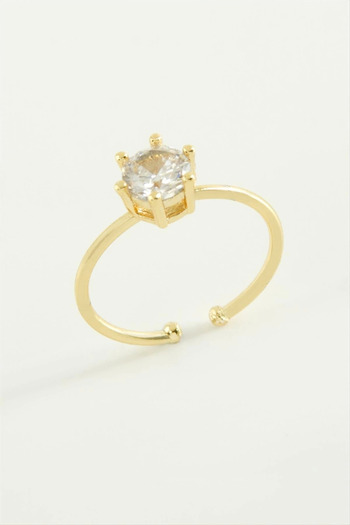 hayalimsah Zircon solitaire ring