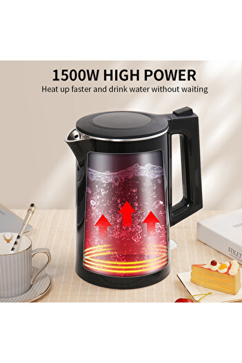 WINNINGSTAR Winning Star 1.7L 1500W Black Kettle