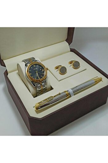 marblino Men's Luxury Set - Marbelino Watch with Pen and Cufflinks