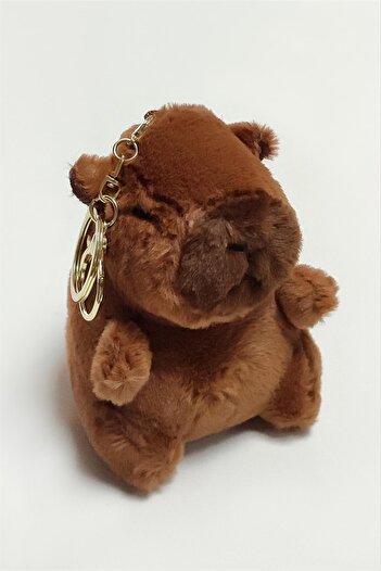 ZERO LAND Sptrns Cute Teddy Bear Plush Keychain (222343) 1 Piece-Brown