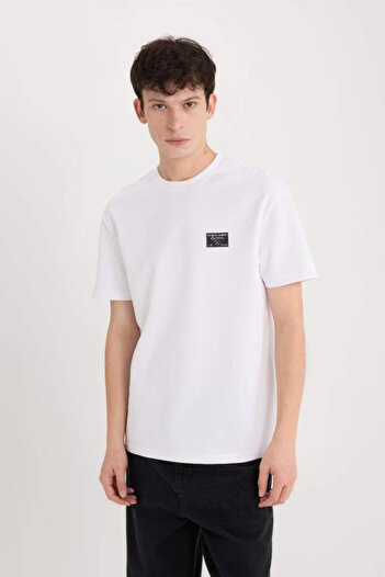 DeFacto Men's T-Shirt D5516Ax/Wt34