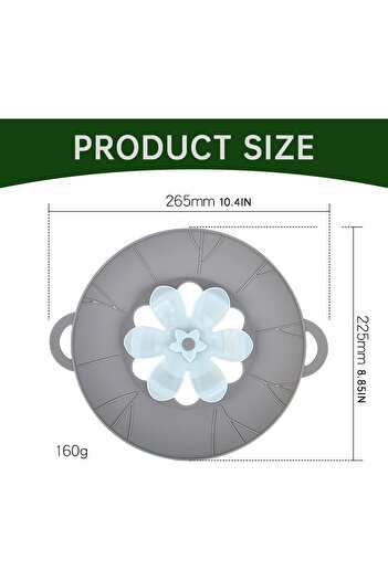erorex Spill Stopper Silicone Lid Cover, Overflow Stopper Lid Cover Pans Pots Boiling, Kitchen Safeguard