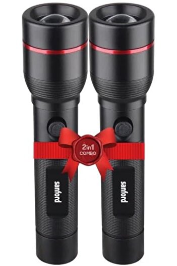 erorex Rechargeable ELIPSE V2 Series ZOOM LED FLASH LIGHT 2 PCS COMBO PACK SF4680SLC
