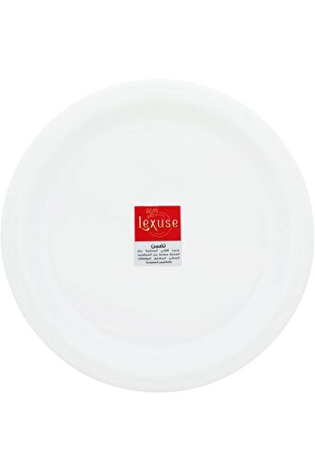 erorex Deep Round Plate, 37 Cm, White Lx074