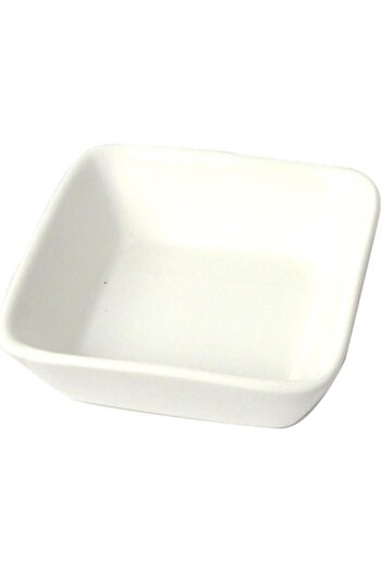 erorex A8451 Square Porcelain Plate, 30.7 Cm X 20.5 Cm X 6 Cm Size, White