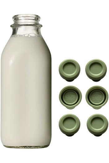 erorex Silicone Replacement Caps | 48Mm Diameter Bottle Lids That Fit Perfectly Stanpac & Libbey Milk