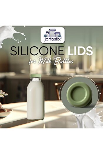 erorex Silicone Replacement Caps | 48Mm Diameter Bottle Lids That Fit Perfectly Stanpac & Libbey Milk
