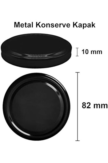 STOREMAX Vegashop 1000 ml Glass Jars in Different Sizes 1000 Cc Canning Glass Jar with Metal Lid 6 Pieces (Chef