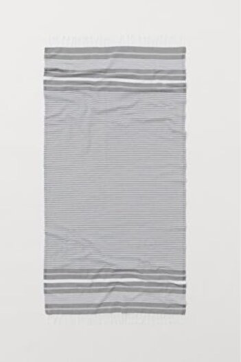 STOREMAX Snshop Peshtemal 100% Cotton Bath Towel Light Gray 467437