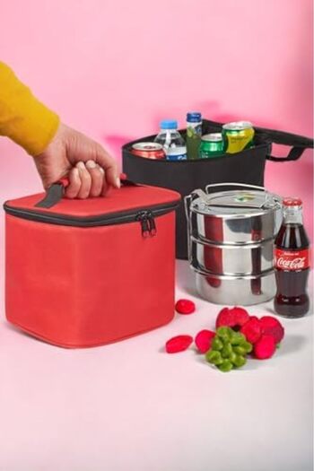 STOREMAX Sellbuyst Thermal Insulated Warm Holder Camping Picnic Lunch Box Bag Red Ex08