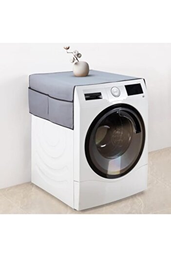 STOREMAX Snshop Design Washing Machine Protective Cover 4 Pockets Bathroom Organizer Waterproof