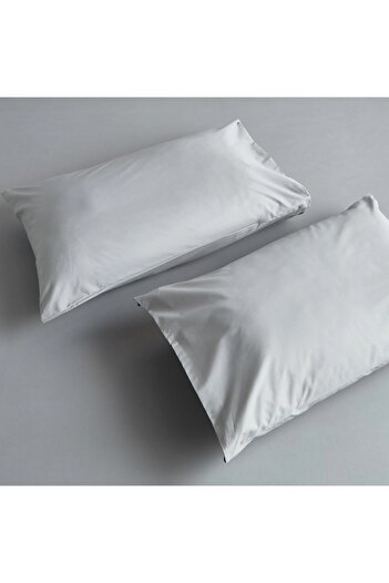 Generic Serenity Cotton Percale 200 Thread Count 2-Piece Standard Pillowcase Set - 50x75 cm