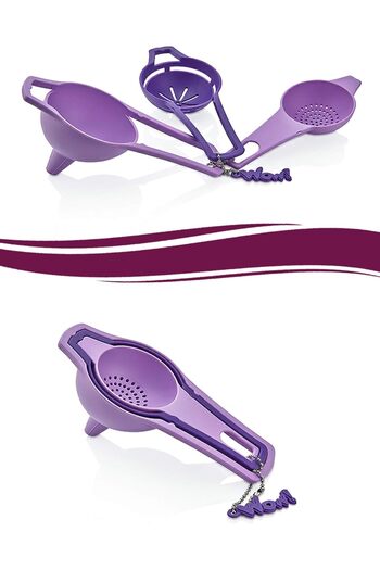 STOREMAX Snshop J97Yt1972 3-Piece Practical Strainer Funnel Set 467437