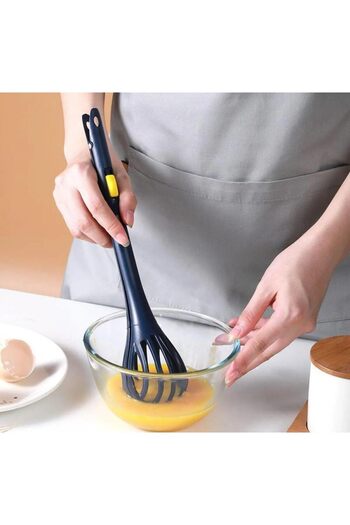STOREMAX Sersadsn 2-in-1 Magic Whisk and Pasta Tongs Practical Egg Sauce Cream Stirrer