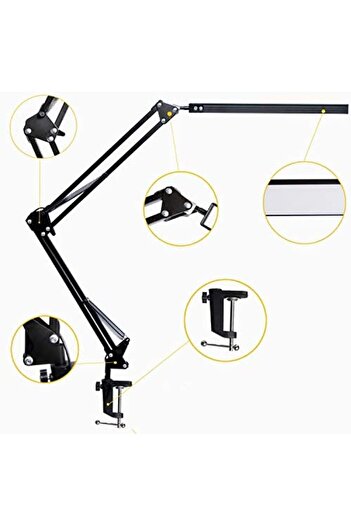 STOREMAX Led Desk Lamp, Adjustable Swing Arm Lamp with Clamp, Eye-Caring Reading Light