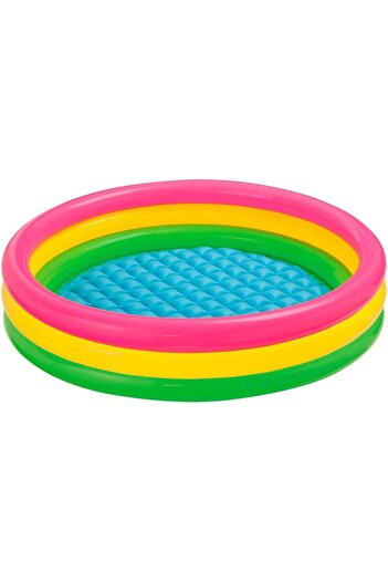 STOREMAX Snshop 57412 Colorful Inflatable Base 3 Compartment Pool 114 Cm, Water Sports, Beach Material, Inflatable Product