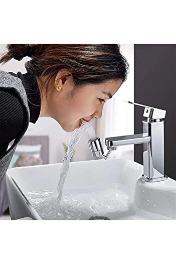 STOREMAX Goldwhirl 720 Degree Rotatable Faucet Head with 4 Filters Compatible with All Faucet Types with Mounting Bracket