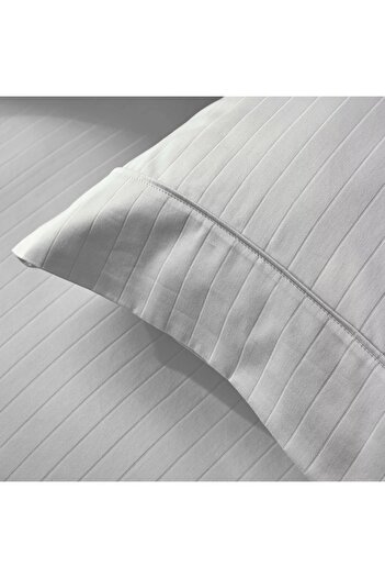 Generic Hampton Cotton Sateen 220 Thread Count 3-Piece Queen Duvet Cover Set - 200x200 cm