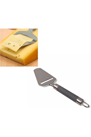 STOREMAX Sellbuyst Stainless Steel Cheese Spatula with Silicone Handle |   Silicone Handle Cheese Grater – Şı