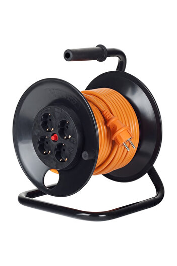 Bachmann Prelungitor 4xSchuko, protecție copii, siguranță termică, cadru metalic, cablu HO5VV-F 3G2.5