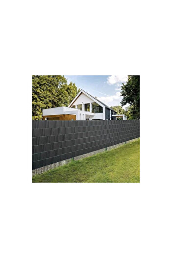 PROCART Fence opaque tape, 19 cm x 35 meters, PVC, 450 g/m2, gray