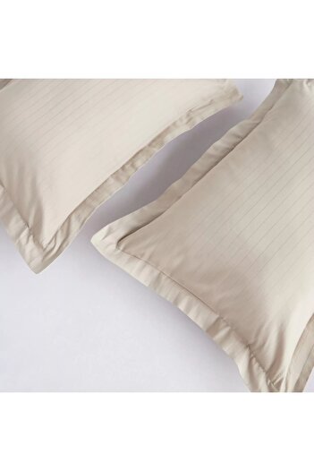 Generic Hampton Cotton Sateen 220 Thread Count 2-Piece Standard Pillowcase Set - 50x75 cm