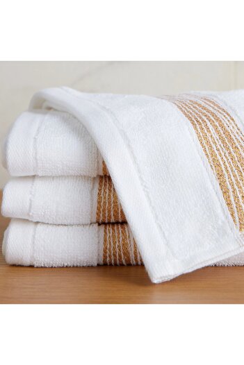 Generic Barbados 600 GSM Turkish Cotton 4-Piece Fingertip Towel Set - 30x30 cm