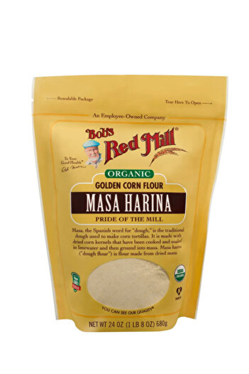 Bob's Red Mill Organic Golden Corn Masa Harina Flour, 680gm x 4