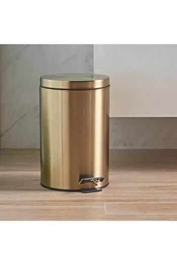 Generic Metallic Step Waste Bin - 12 L
