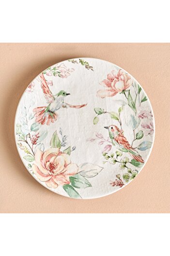 Generic Rosette Ceramic Side Plate - 23 cm