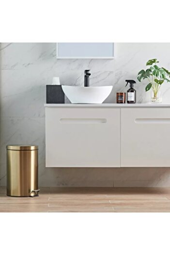 Generic Metallic Step Waste Bin - 12 L