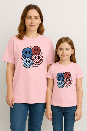 SVART WEAR Mama Mini Mother Daughter Matching T-Shirt Set T-Shirt Twin Mother Daughter Oversize (Single Price)