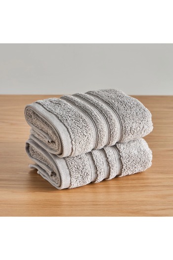 Generic Expressence 2-Piece 560 GSM Microcotton Hand Towel Set - 41x76 cm
