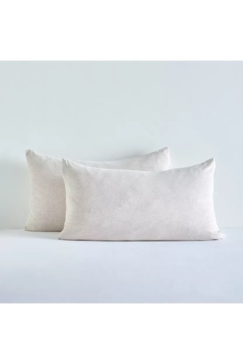 Generic Cloud Jersey Melange 2-Piece Pillowcase Set - 50x75 cm