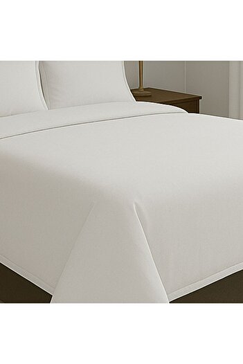 Pucioasa Double bed linen made of 100% cotton, white, ranforce