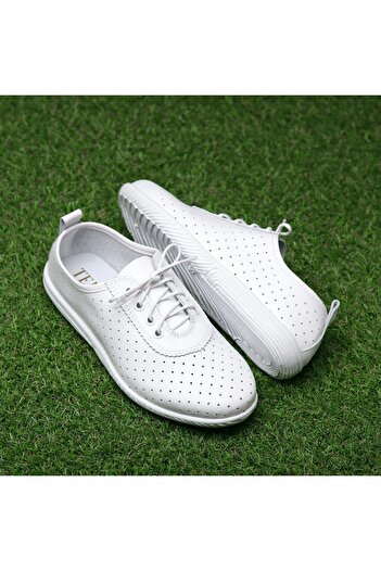 Tellus Leather sports shoes 72-05, White