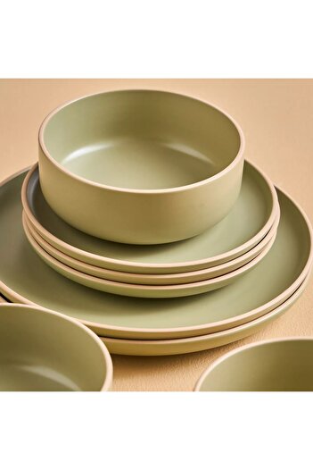 Generic Carino 12-Piece Ceramic Dinner Set - Serves 4