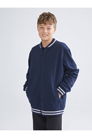 LC Waikiki New Season Basic Long Sleeve Boy's Cardigan